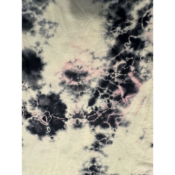 n: philanthropy Set of 2 T shirts Distressed Black White Marbled Tie Dye Tops - Picture 12 of 13